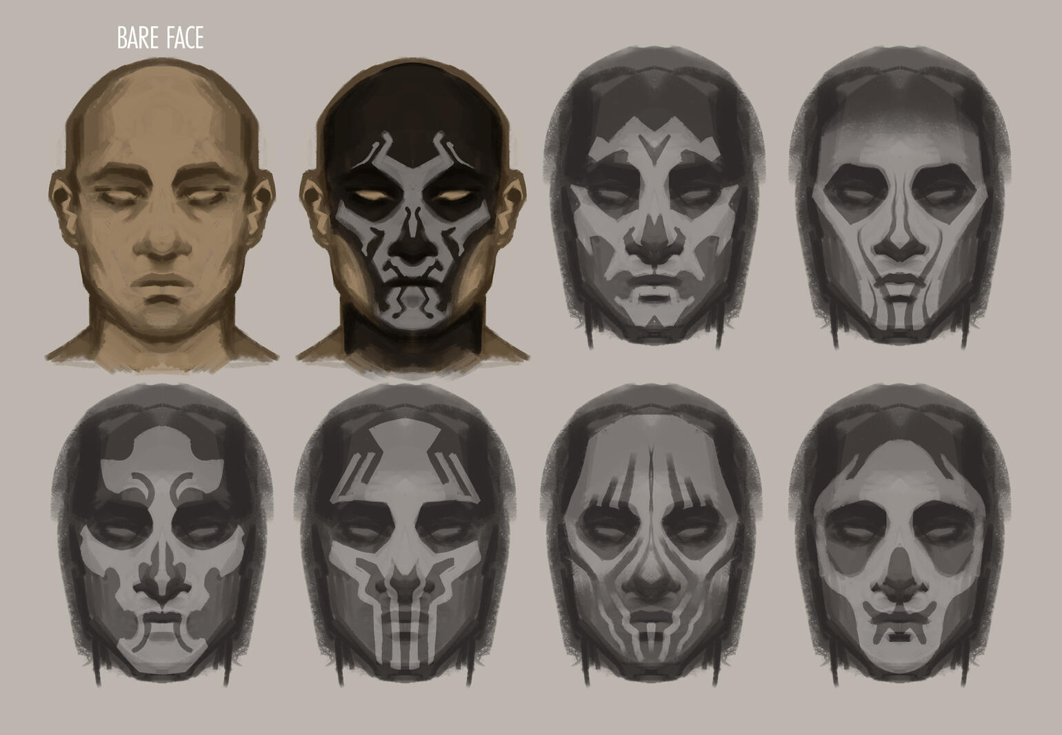 Face Paint - Personal Project Worldbuilding