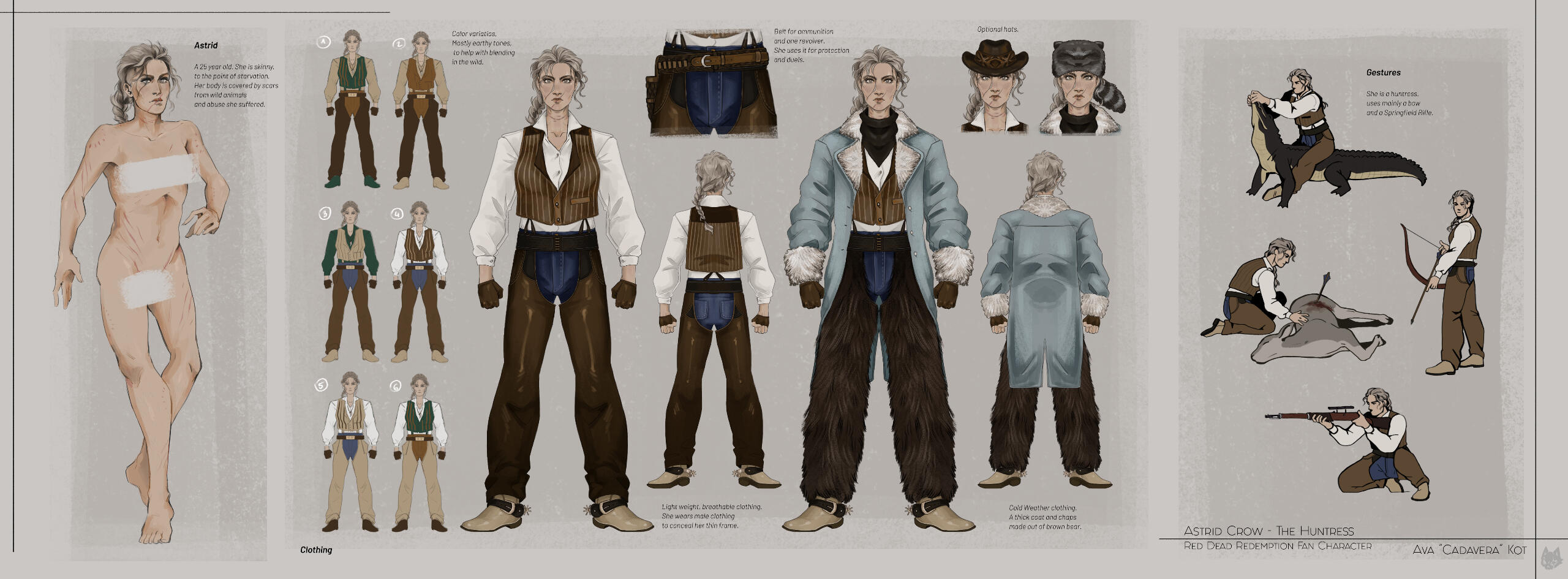 Astrid - Red Dead Redemption Fan Character