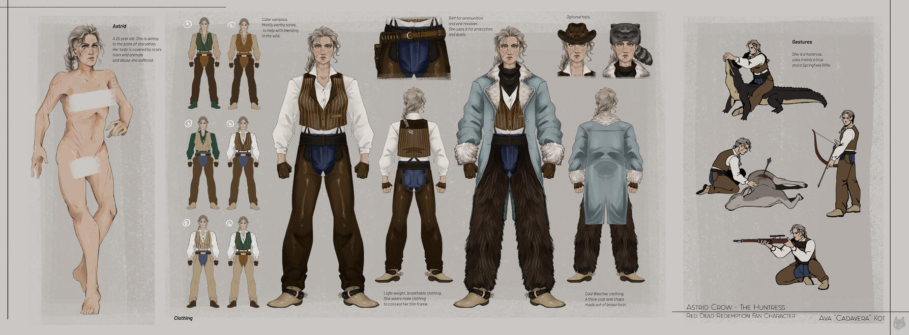 Astrid - Red Dead Redemption Fan Character