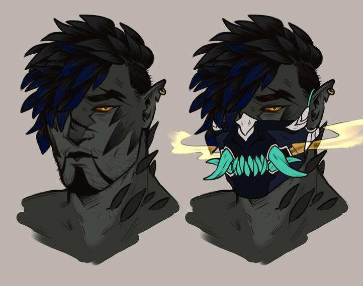 Sylvari Character Design for Guild Wars 2