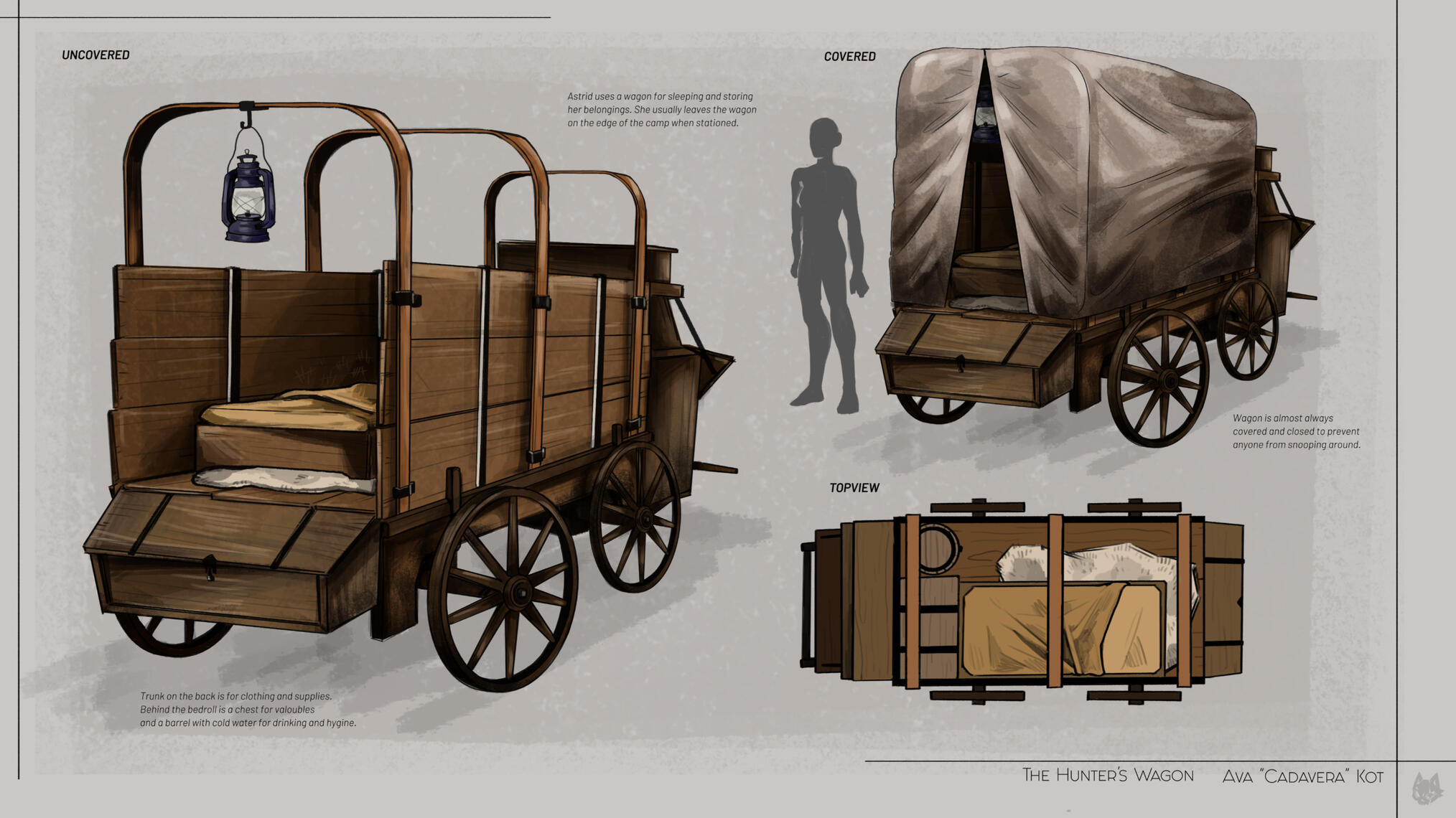 The Hunter's Wagon - Concept Art