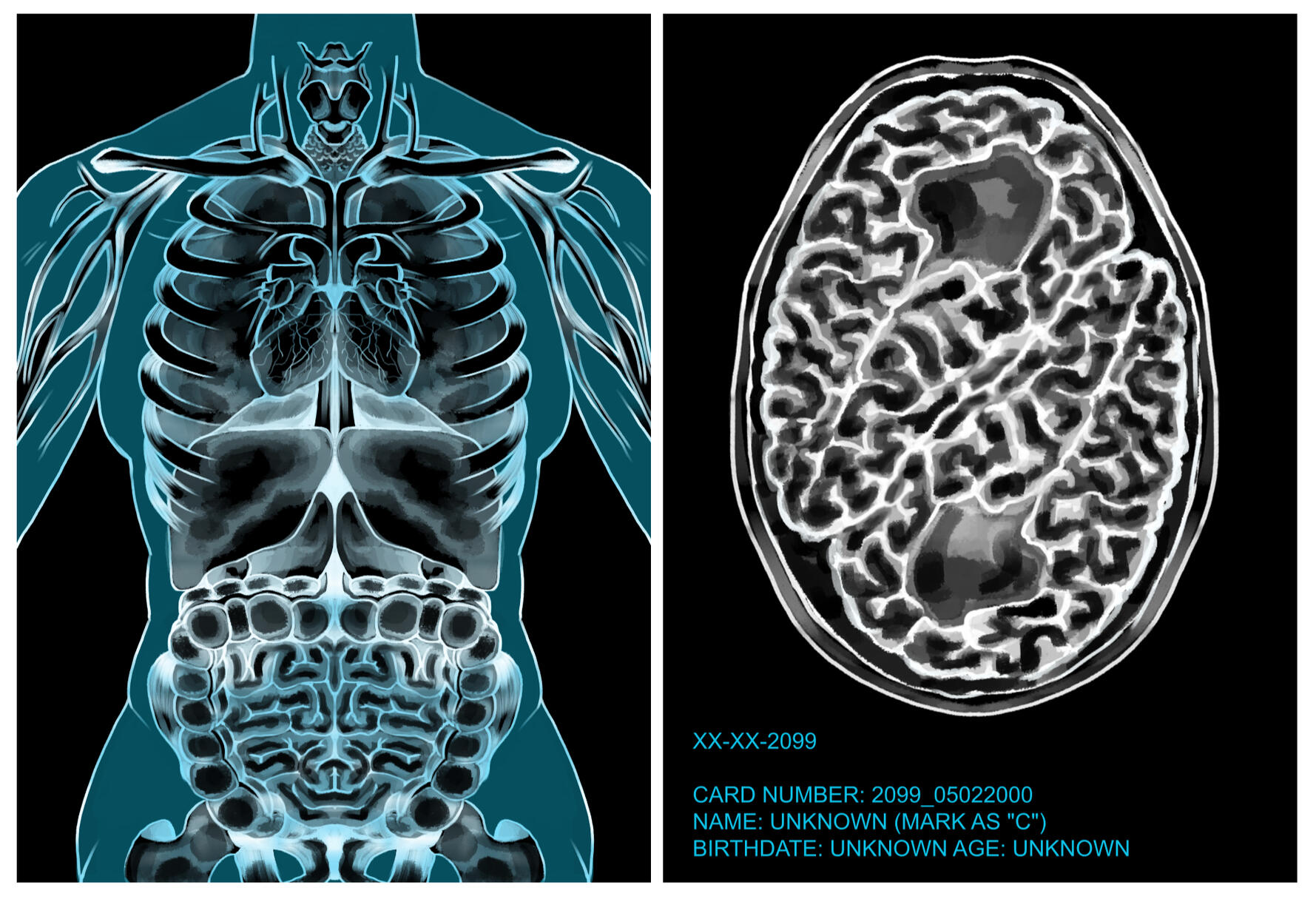 Mirrored X-Ray for Character Design