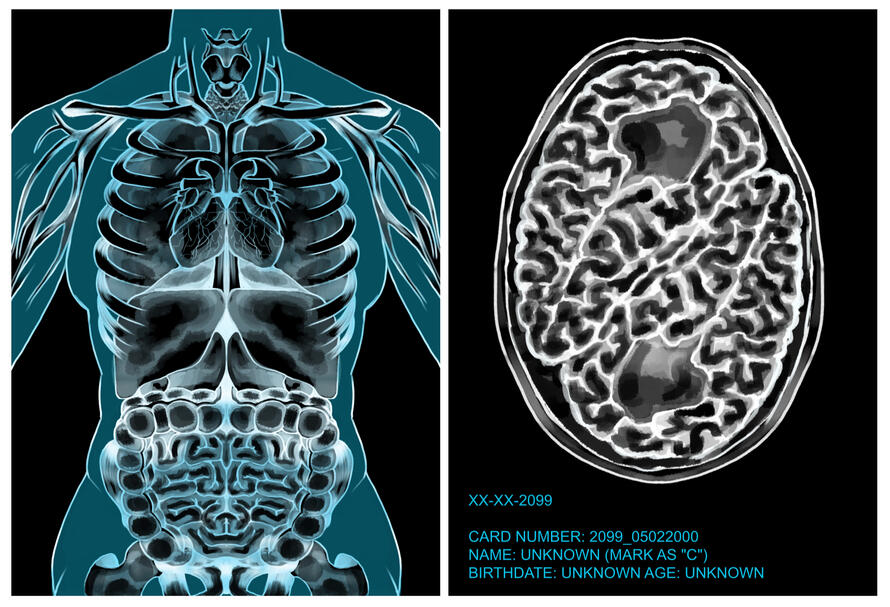 Mirrored X-Ray for Character Design